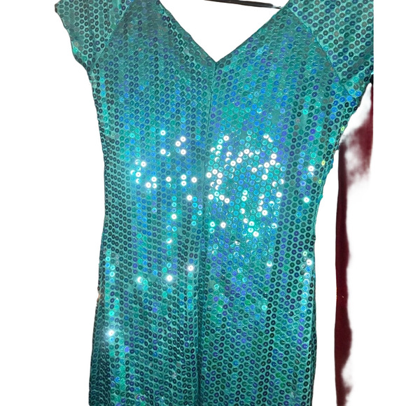 VTG RARE Flirtations by Alfred Angelo Sequin Mini - Picture 2 of 5